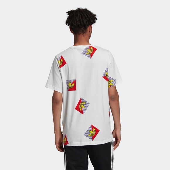 [Adidas] Men's Diagonal Logo Graphic Tee - Picture 3 of 5